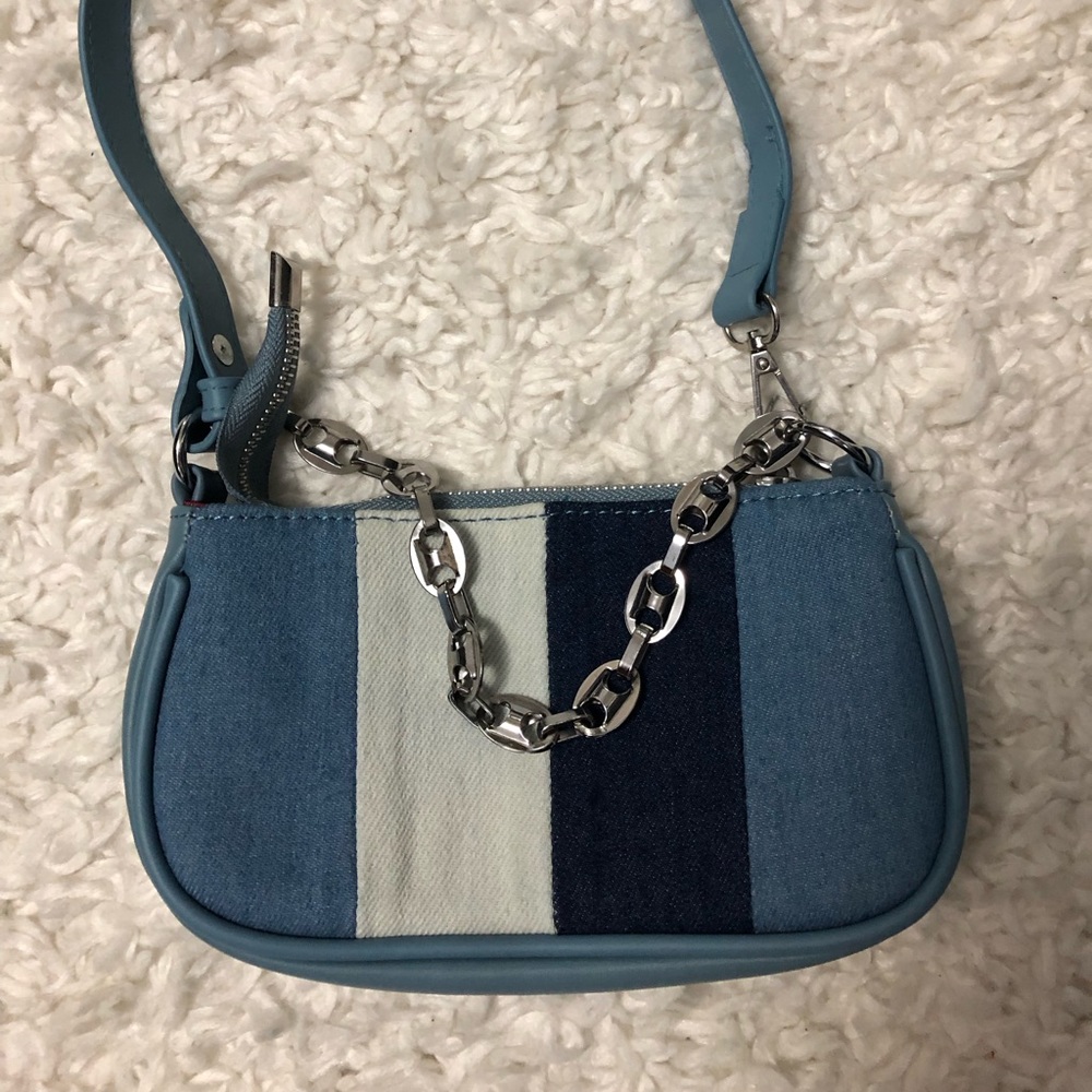 P15ces Jean material handbag/purse